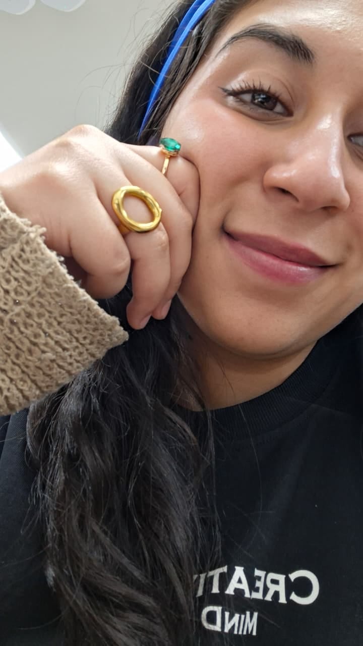 Customer photo review of Anillo Rust Mini