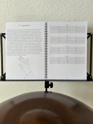 Customer photo review of Handpan Buch die SOng Methode für Handpans" - von Louis L."