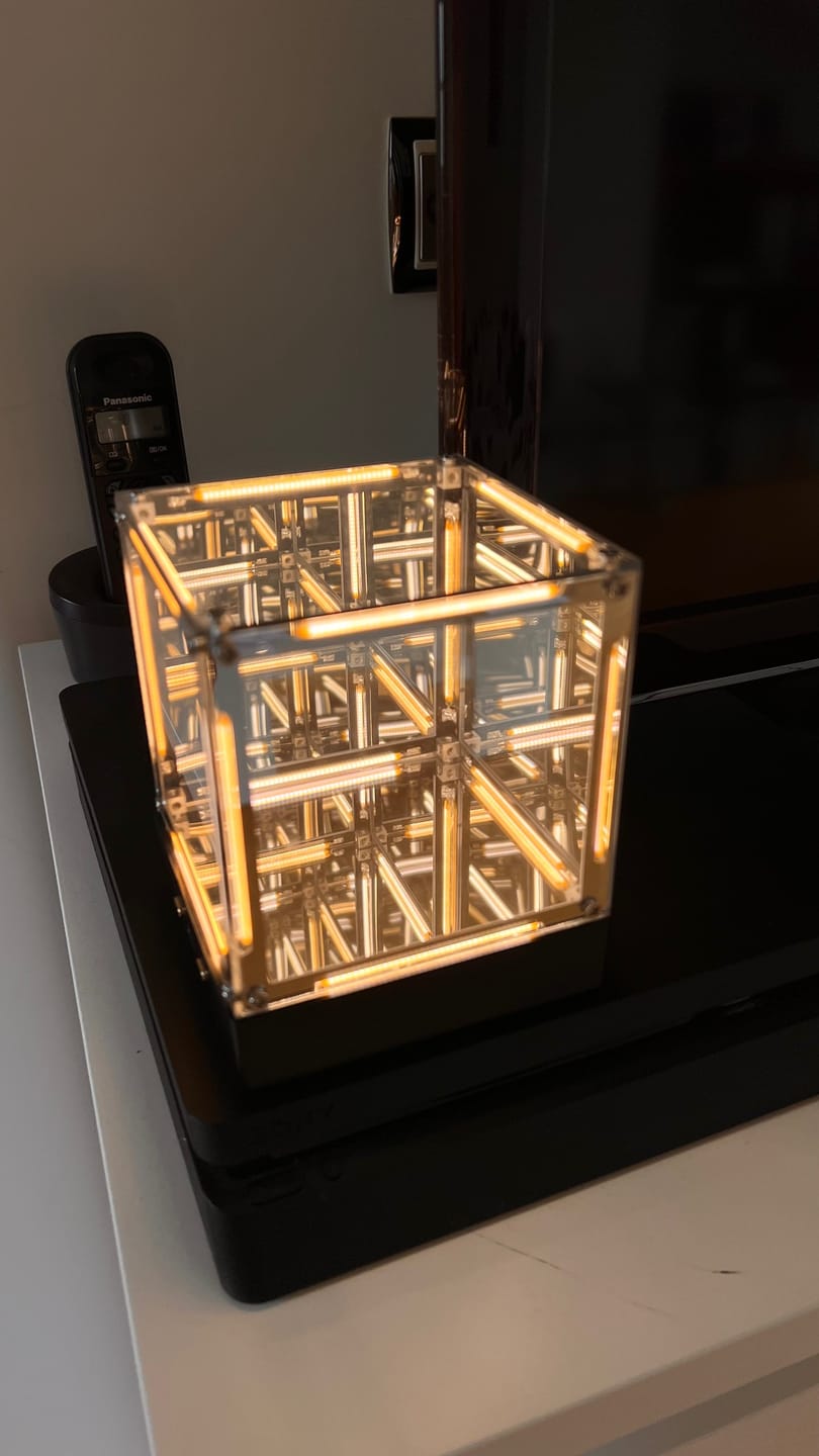 Customer photo review of Infinity LED Cube 5D effect