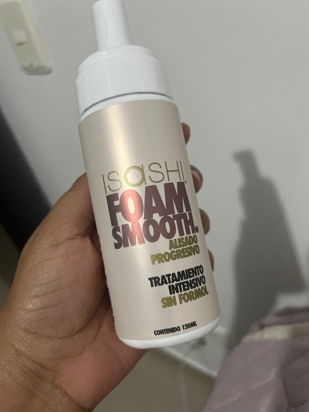 Customer photo review of ISASHI ESPUMA ALISADORA 120mL