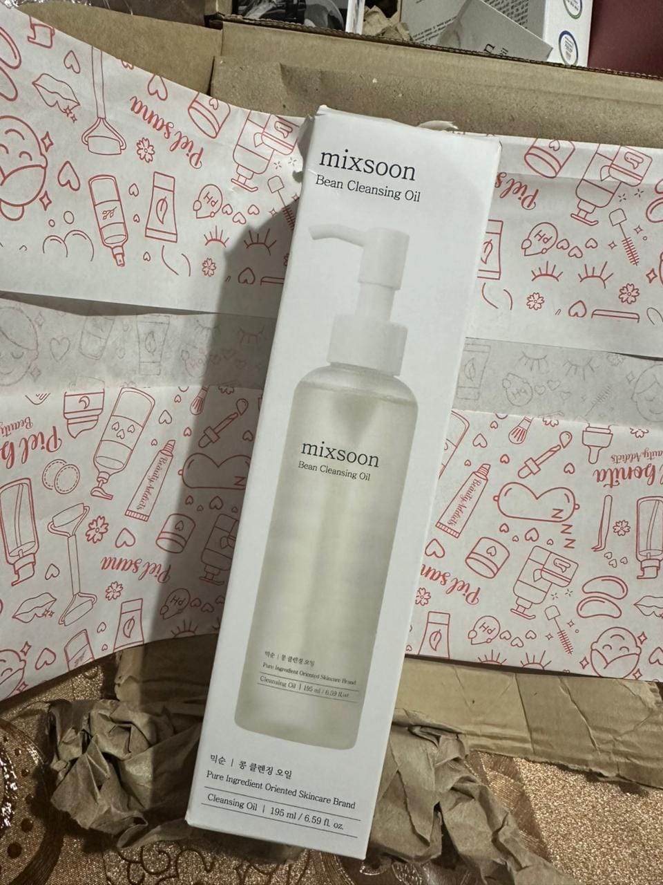 Customer photo review of Bean Cleansing Oil