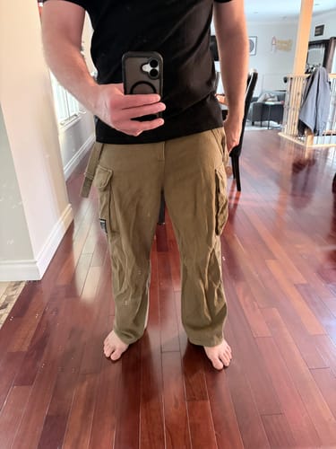 Customer photo review of Retro Loose Fit Overalls