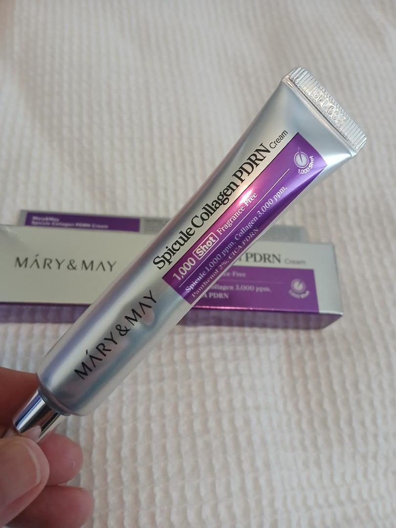 Customer photo review of Mary & May - Spicule Collagen PDRN Cream