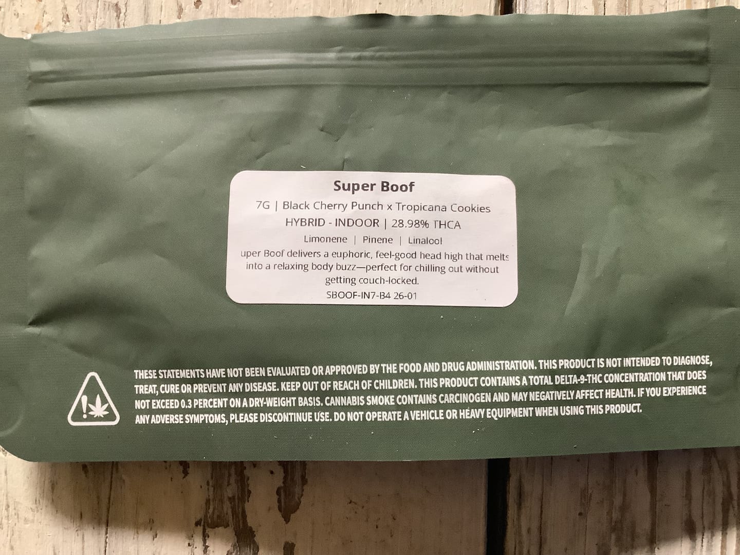 Customer photo review of Super Boof
