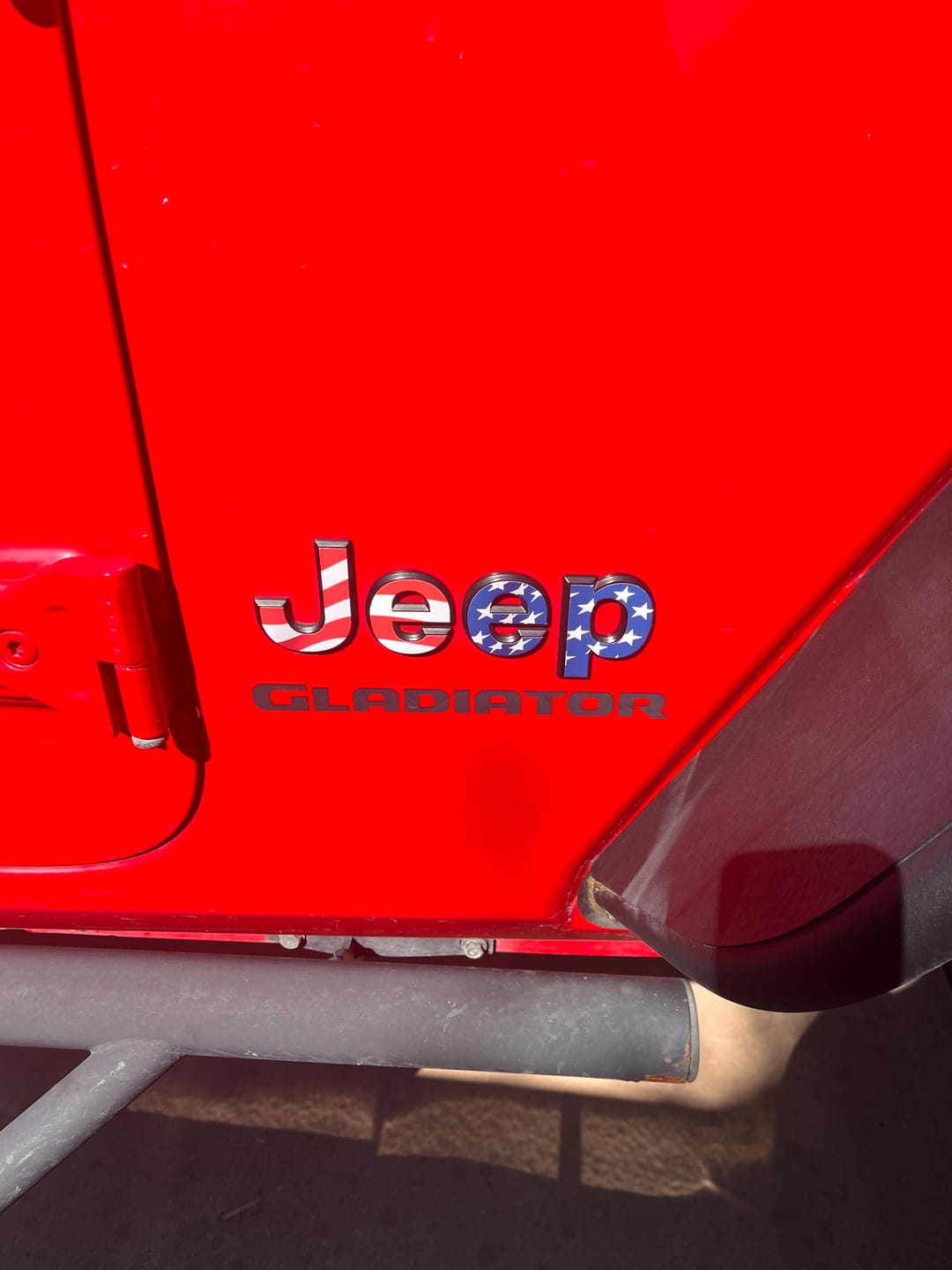 Customer photo review of JEEP Gladiator Emblem Overlay Decal Set | Fits 2020+ Jeep Gladiator