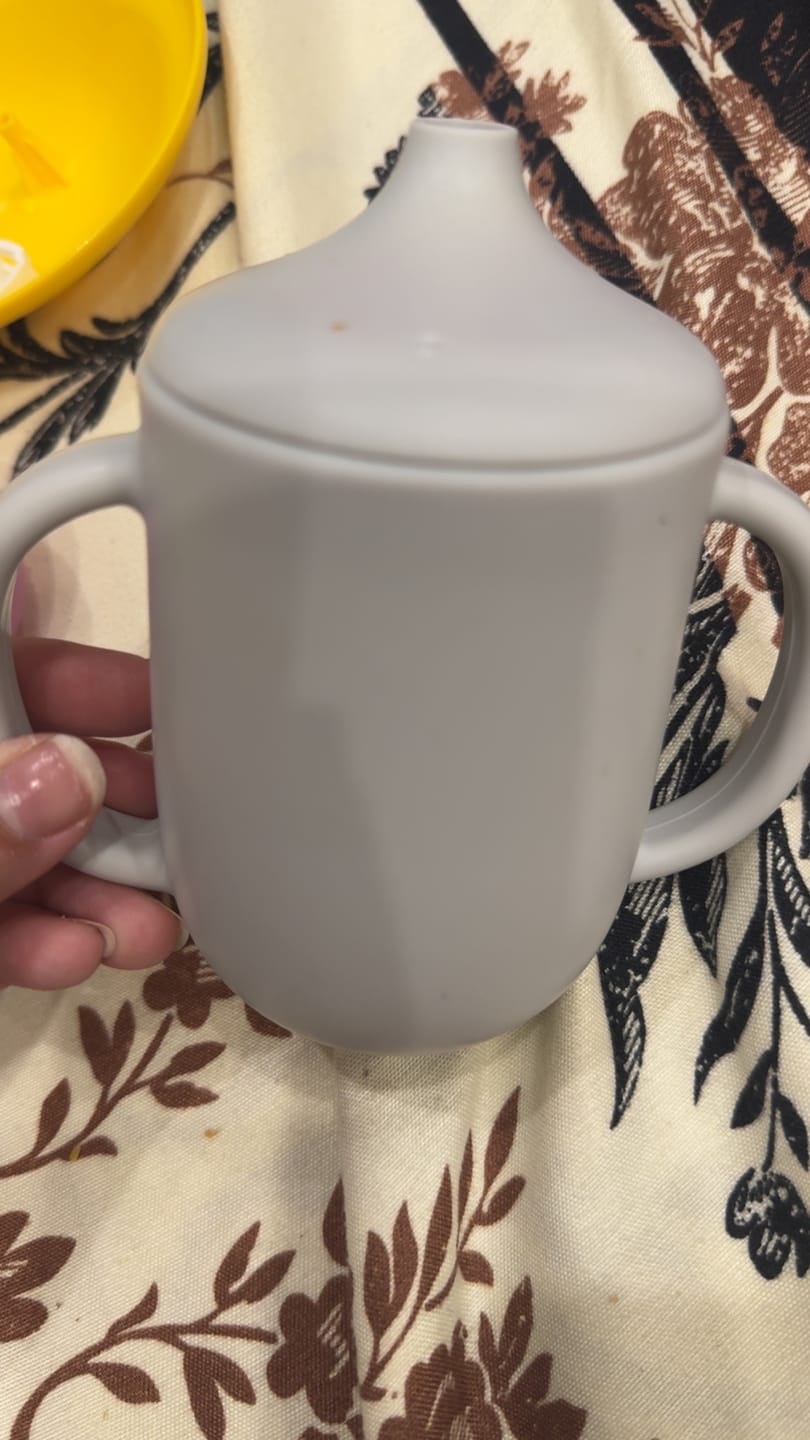 Customer photo review of Silicone Straw Cup with straw cleaner