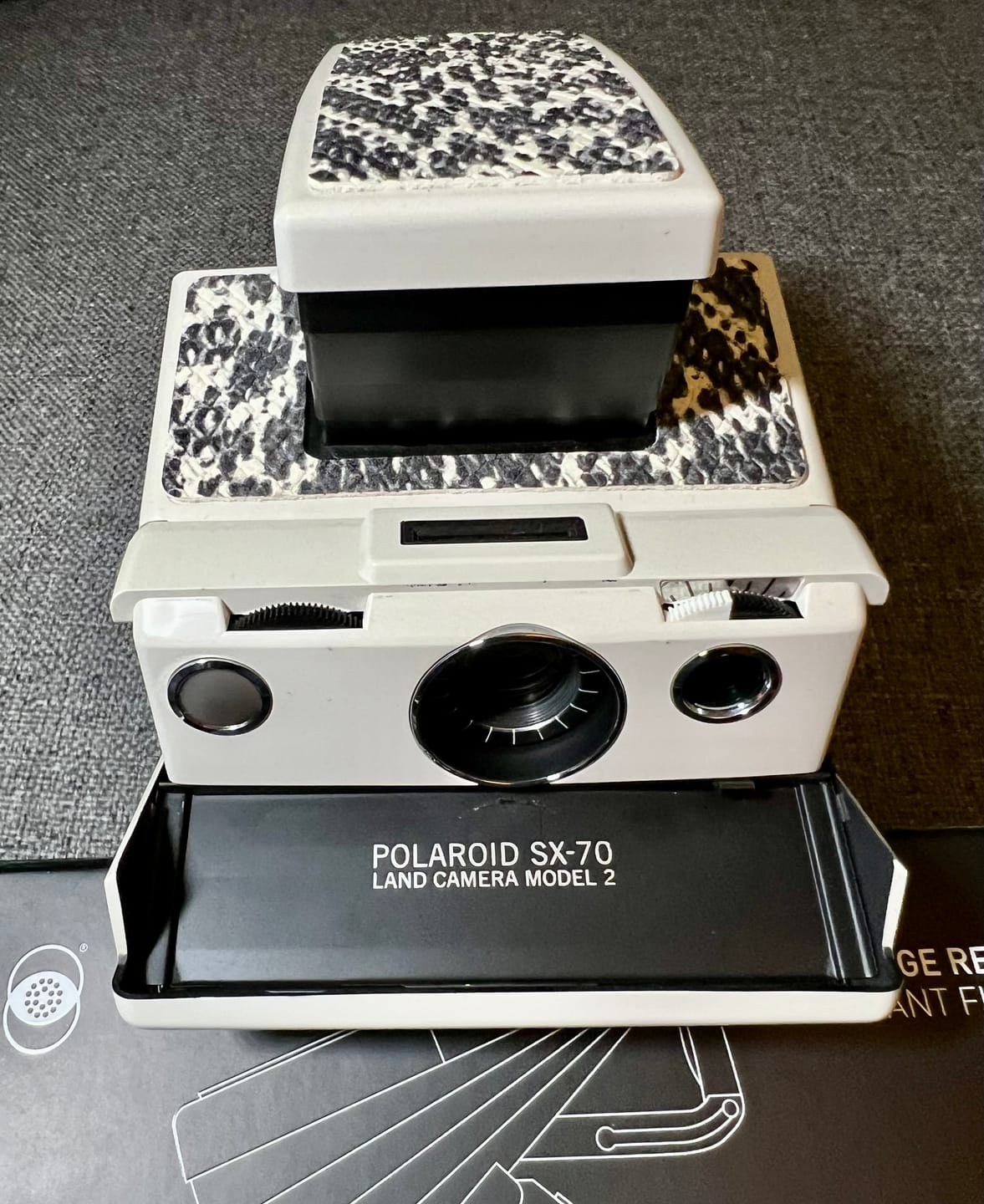 Customer photo review of Polaroid Folding Camera Replacement Button and Installation Service