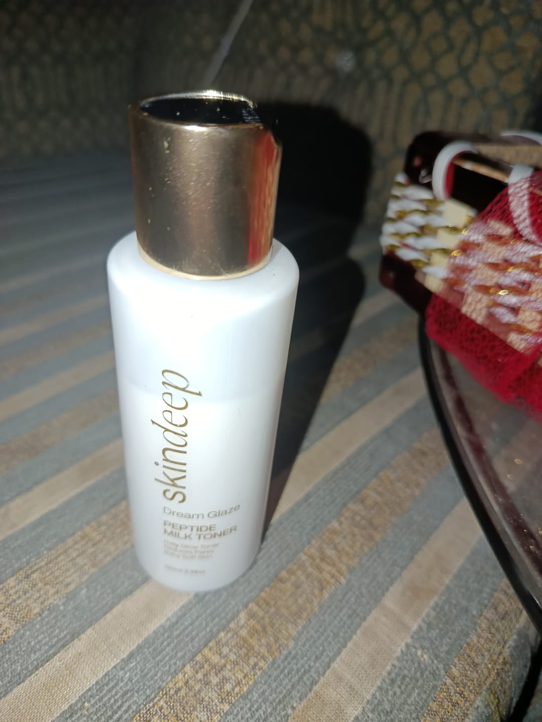 Customer photo review of DREAM GLAZE - Peptide Milk Toner