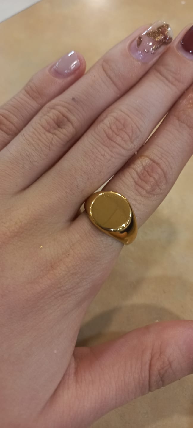 Customer photo review of Anillo Sello Circular