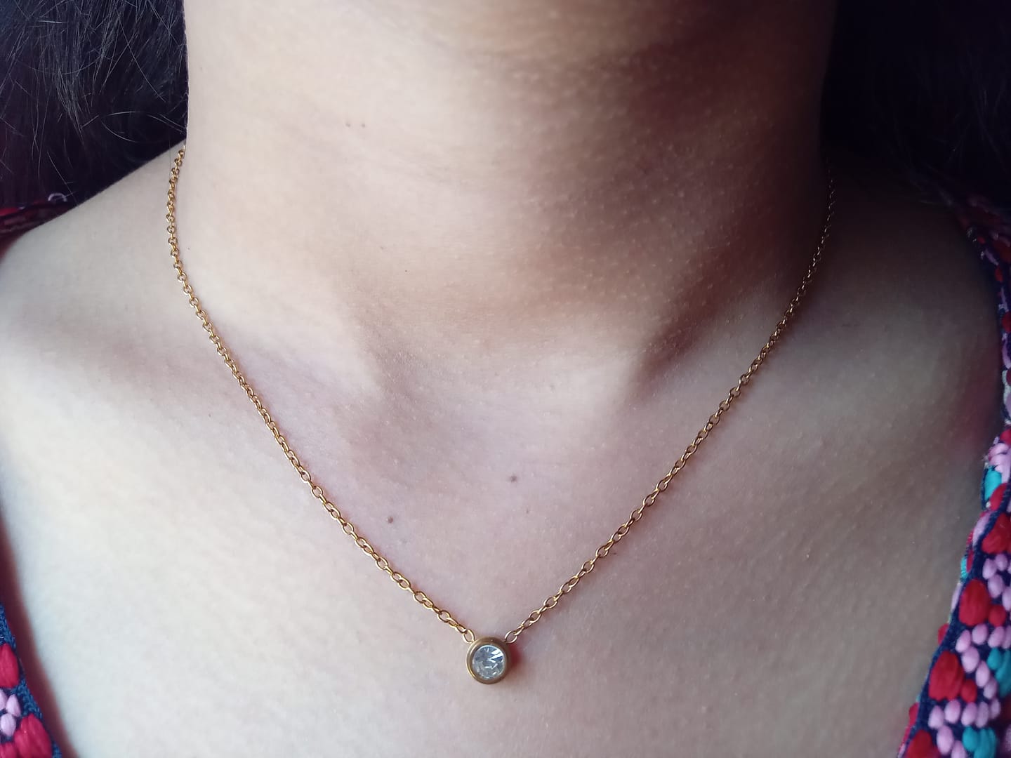 Customer photo review of Stone & Strand Necklace