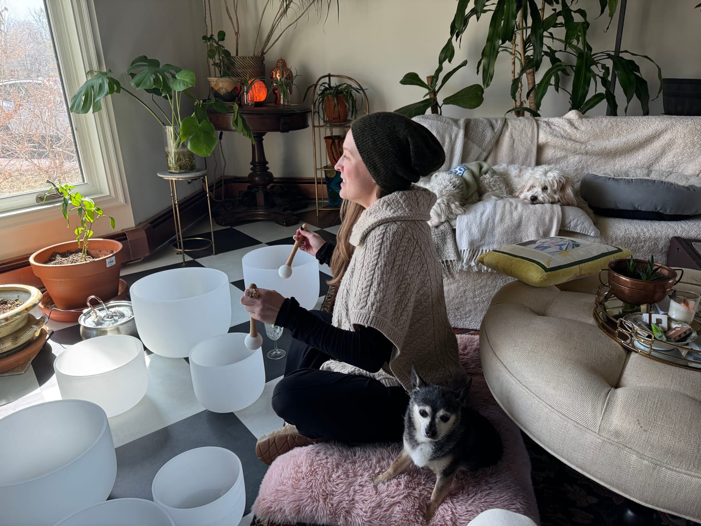Customer photo review of Nearly Perfect - 12" SOLAR PLEXUS CHAKRA 323.63Hz (Exact Pitch)