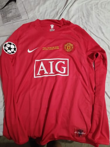 Customer photo review of Manchester United Ronaldo 2008 - Manga Larga