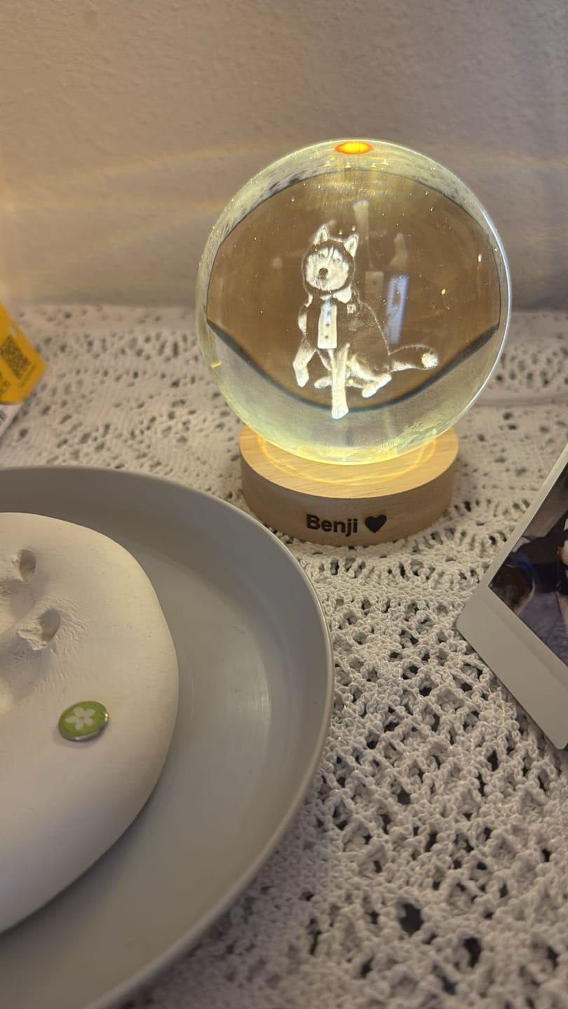Customer photo review of Esfera Personalizada