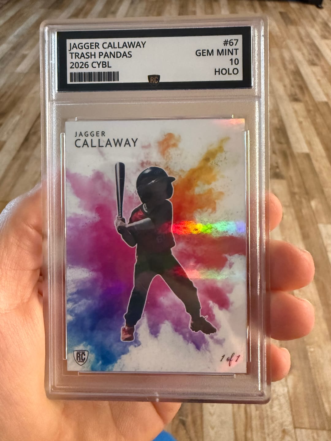 Customer photo review of Custom Graded Card