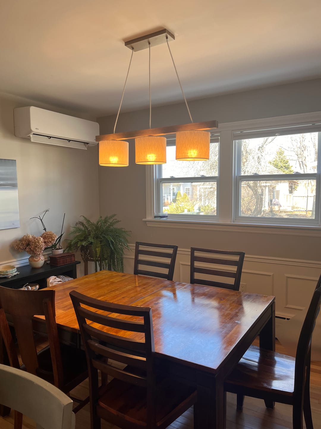 Customer photo review of Varo Scandinavian Minimalist Pendant Ceiling Light for Kitchen Island, Dining Room & Modern Interiors
