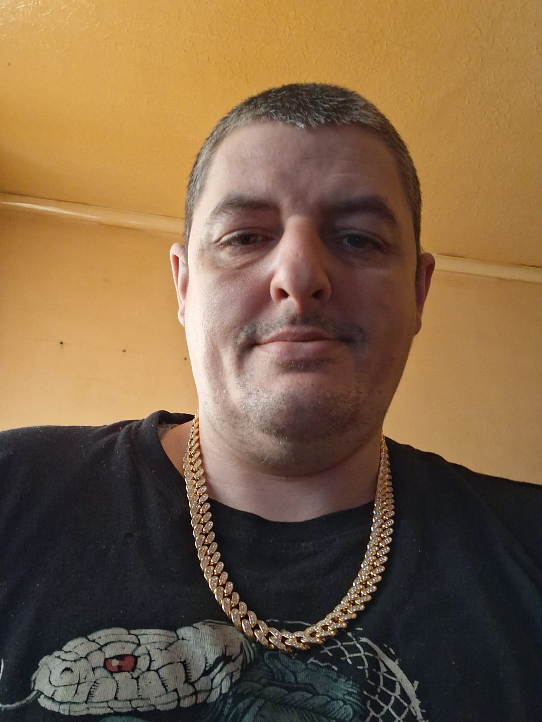 Customer photo review of 12.5mm Cuban Chain + Bracelet - Gold