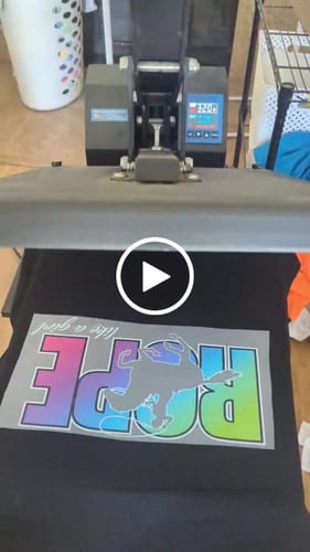 Customer video review of DTF Transfers Upload Your Gang Sheet