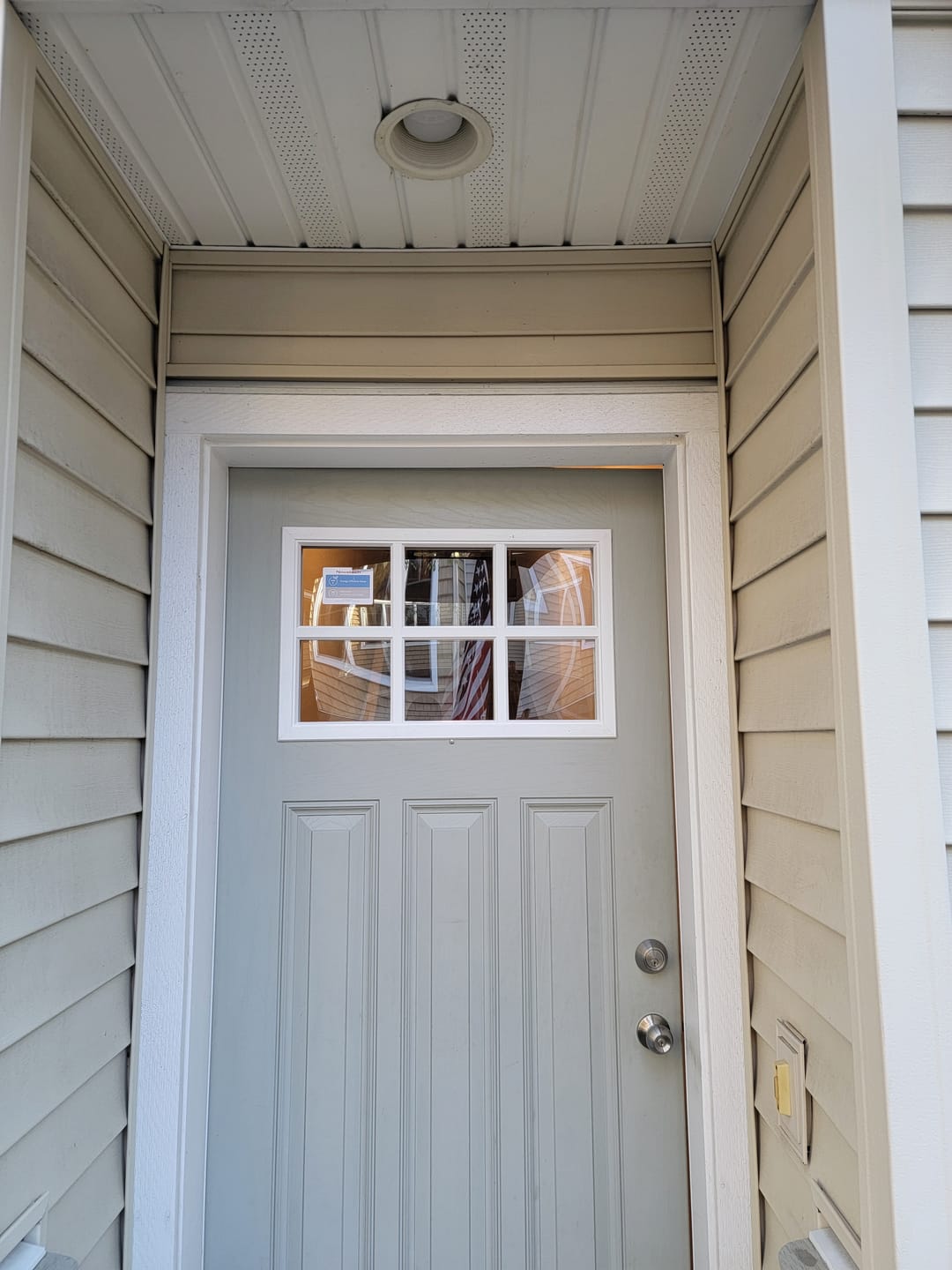 Customer photo review of Clear 6 Lite Glass and Frame Kit (Craftsman)