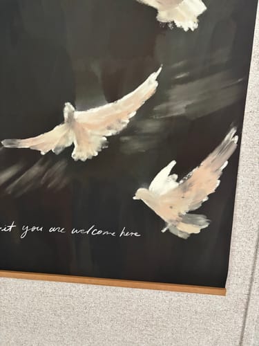 Customer photo review of Large Poster: Holy Spirit You are welcome