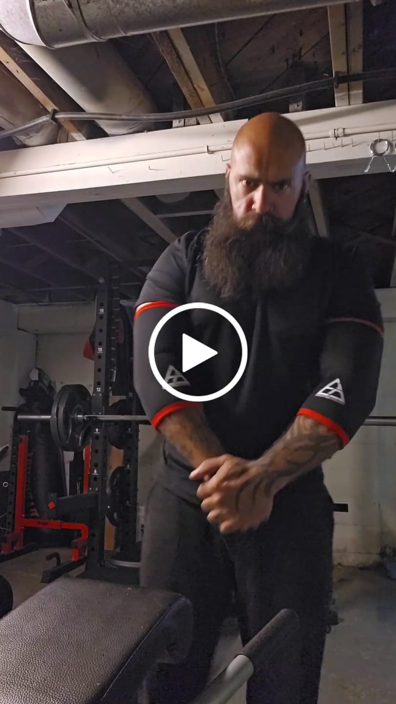 Customer video review of Evolution Athletics 5mm Elbow Sleeves - ALL SALES FINAL NO RETURNS