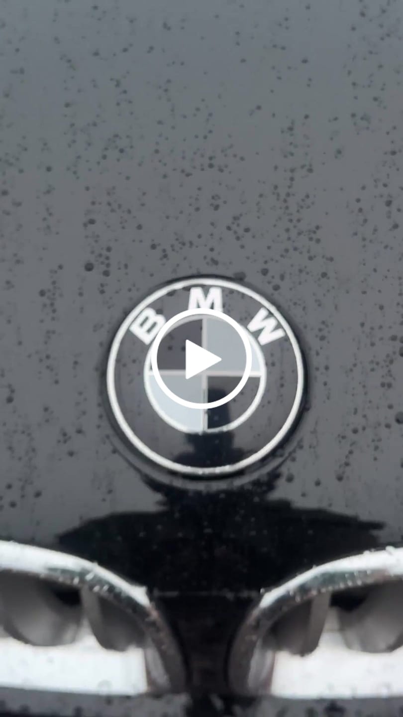 Customer video review of BMW EMBLEM BADGE - BLACK & WHITE