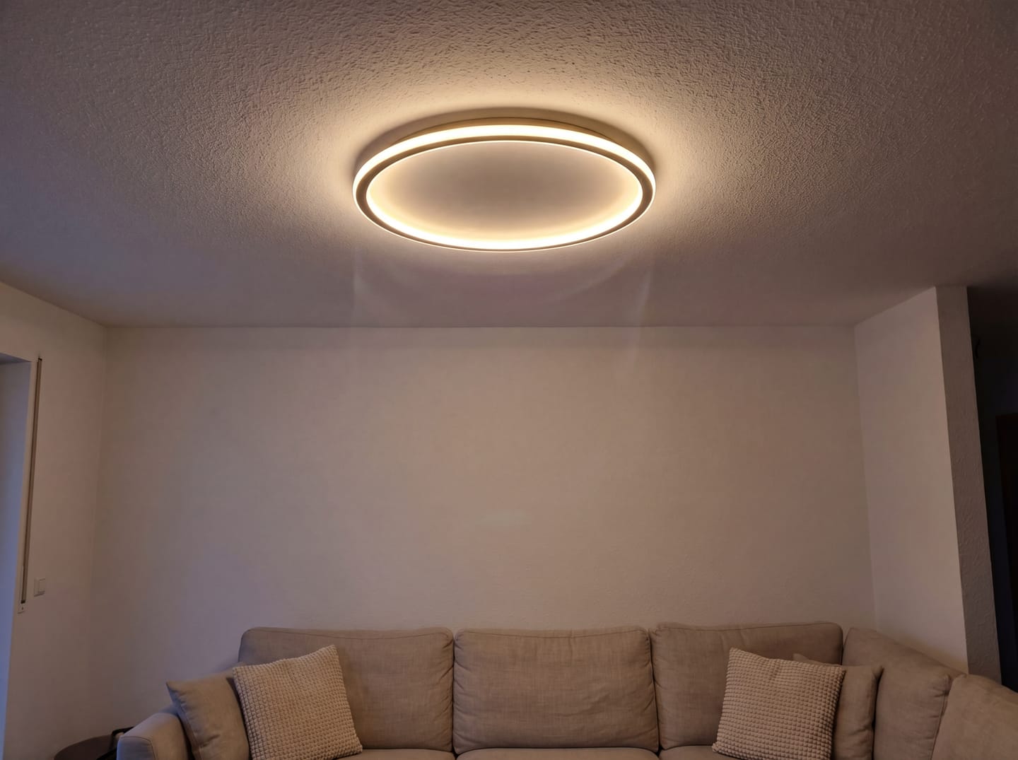 Customer photo review of ScandiGlobe | Gold Scandinavian Ceiling Light