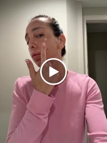 Customer photo review of Korean Collagen Night Wrapping Mask