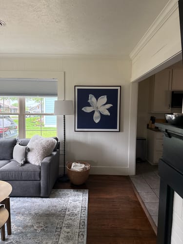 Customer photo review of Starlit Magnolia Canvas Art - Square