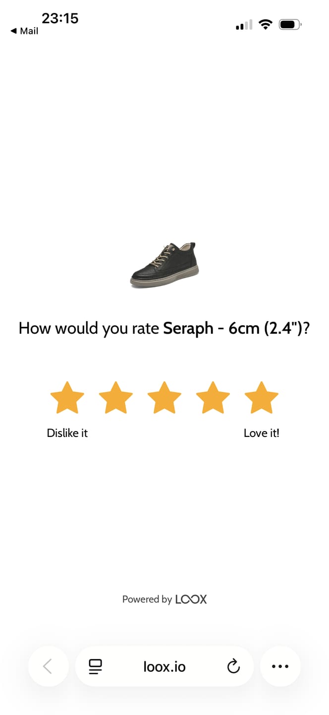 Customer photo review of Seraph - 6cm (2.4")