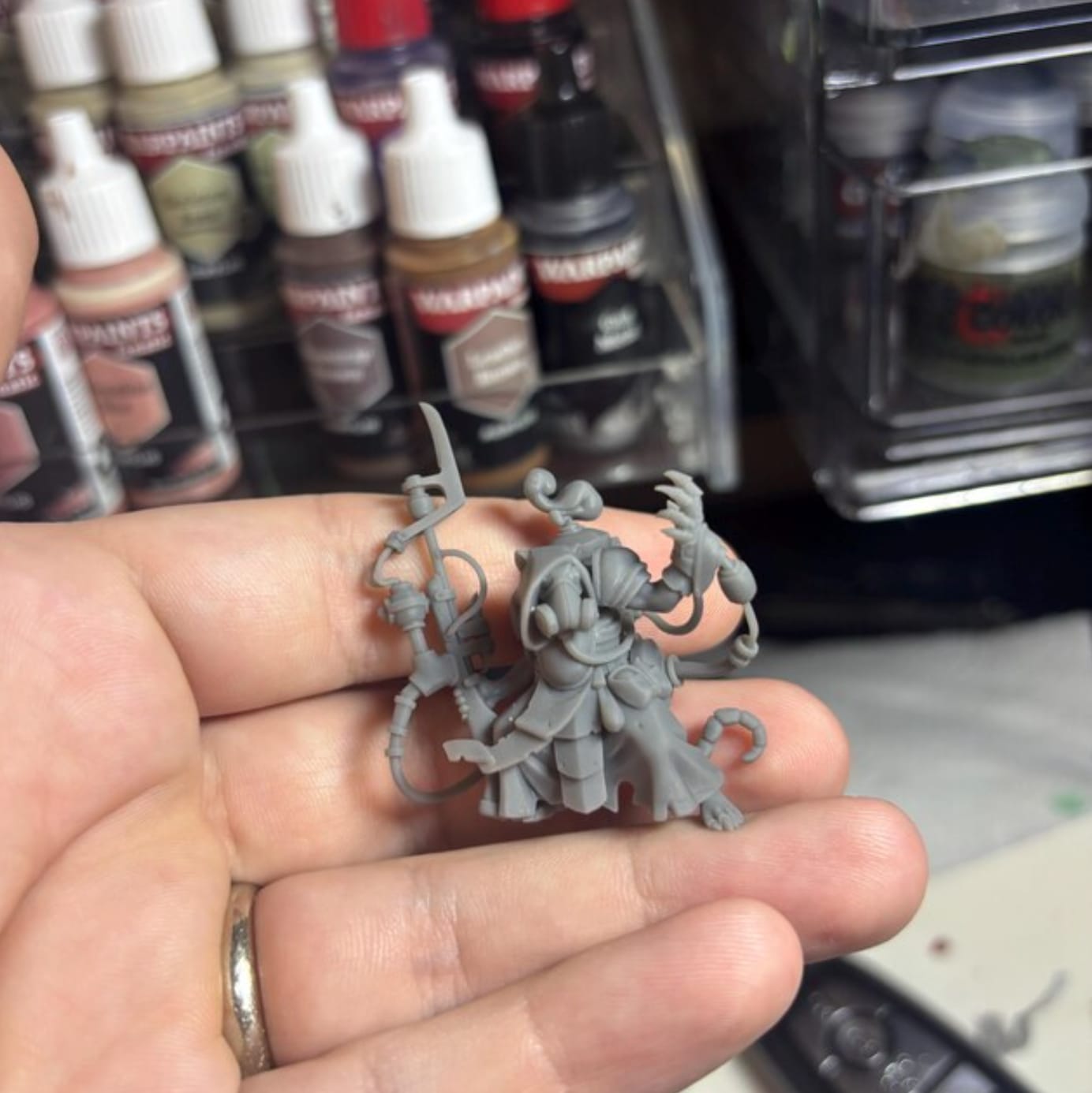 Customer photo review of Ratfolk Tech Warlock