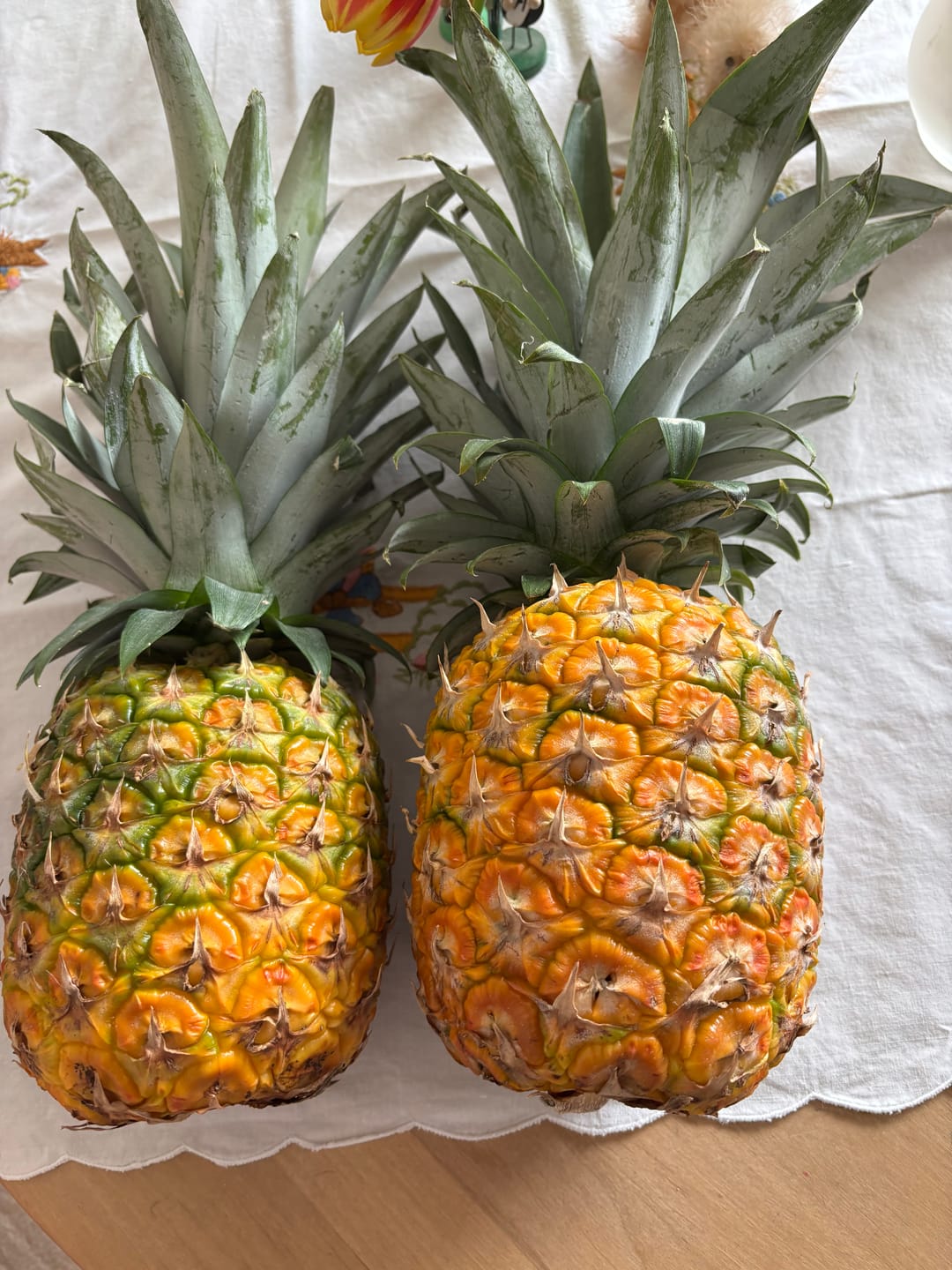 Customer photo review of Ananas Flugware reifgeerntet (stk. ca 1,5kg!) Aktionspreis %