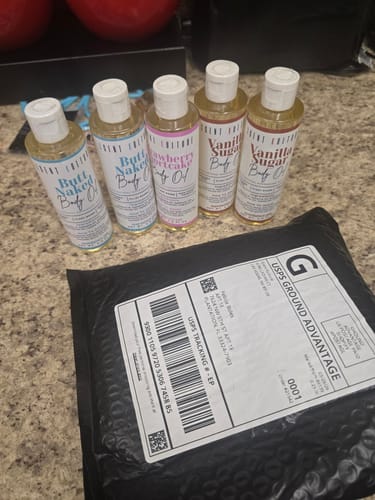 Customer photo review of Butt Naked - Body Oil