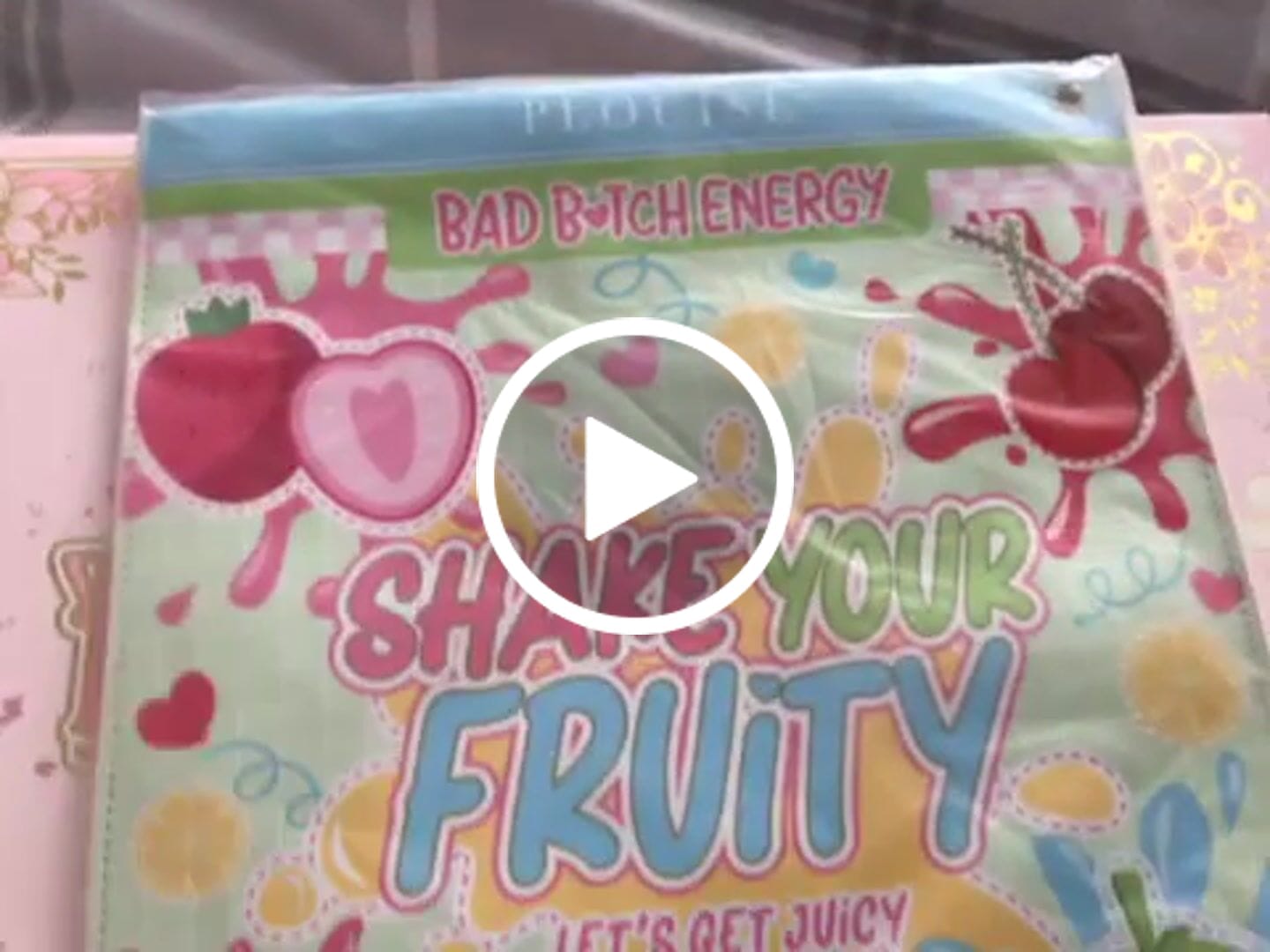 Customer video review of P.Louise 100 Percent That Bitch Jelly Bag