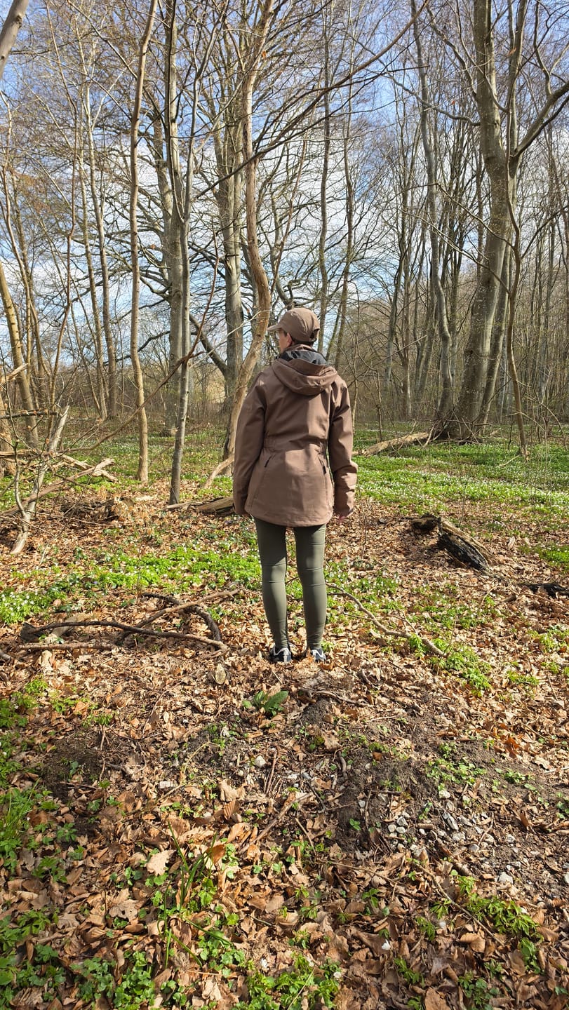 Customer photo review of Pack&Carry Shell Jacket 2.0 | Mocca | OkiDoki
