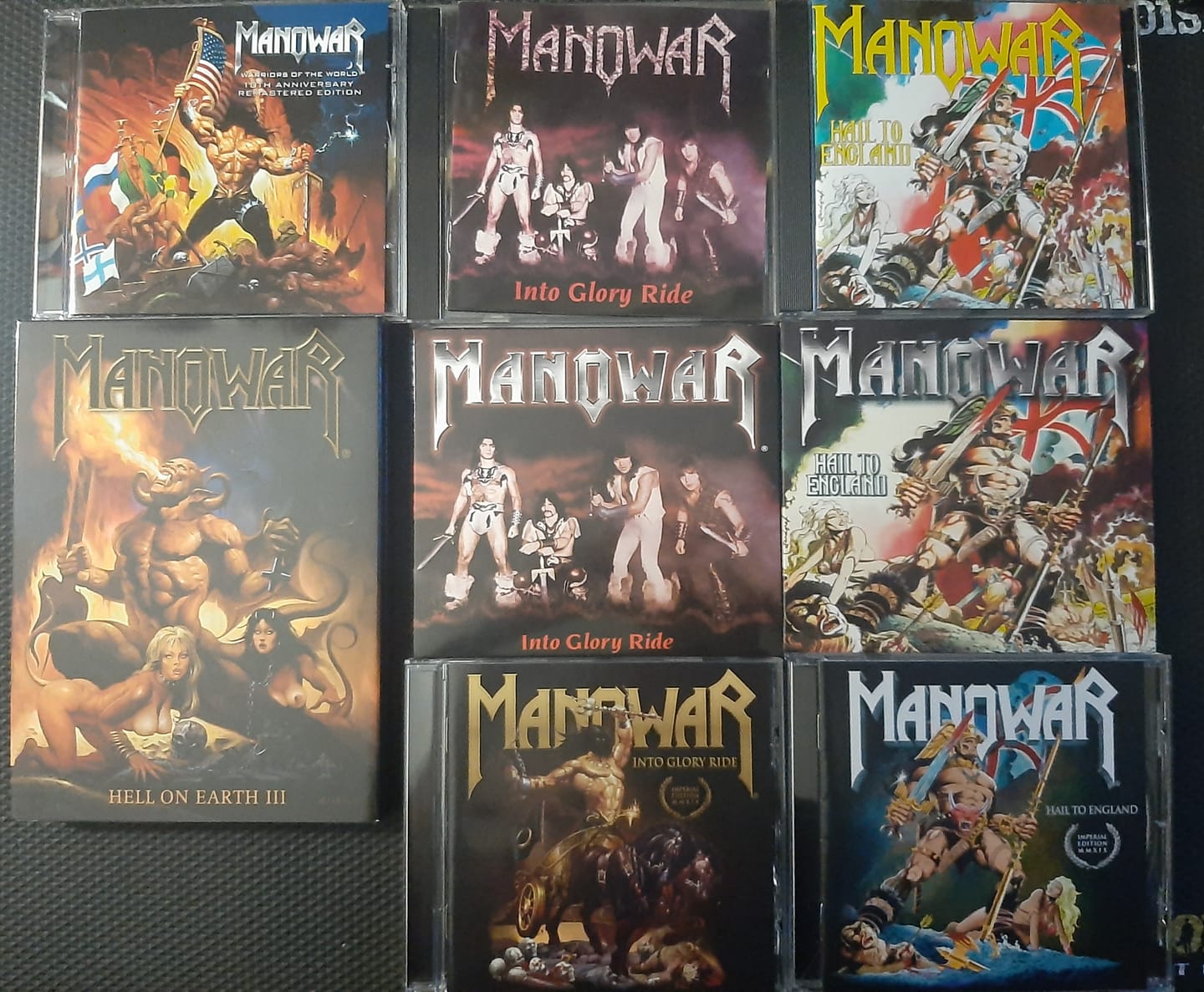 Customer photo review of Manowar CD Into Glory Ride Imperial Edition MMXIX (remixed/remastered)