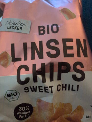 Customer photo review of Bio Linsen Chips Sweet Chili