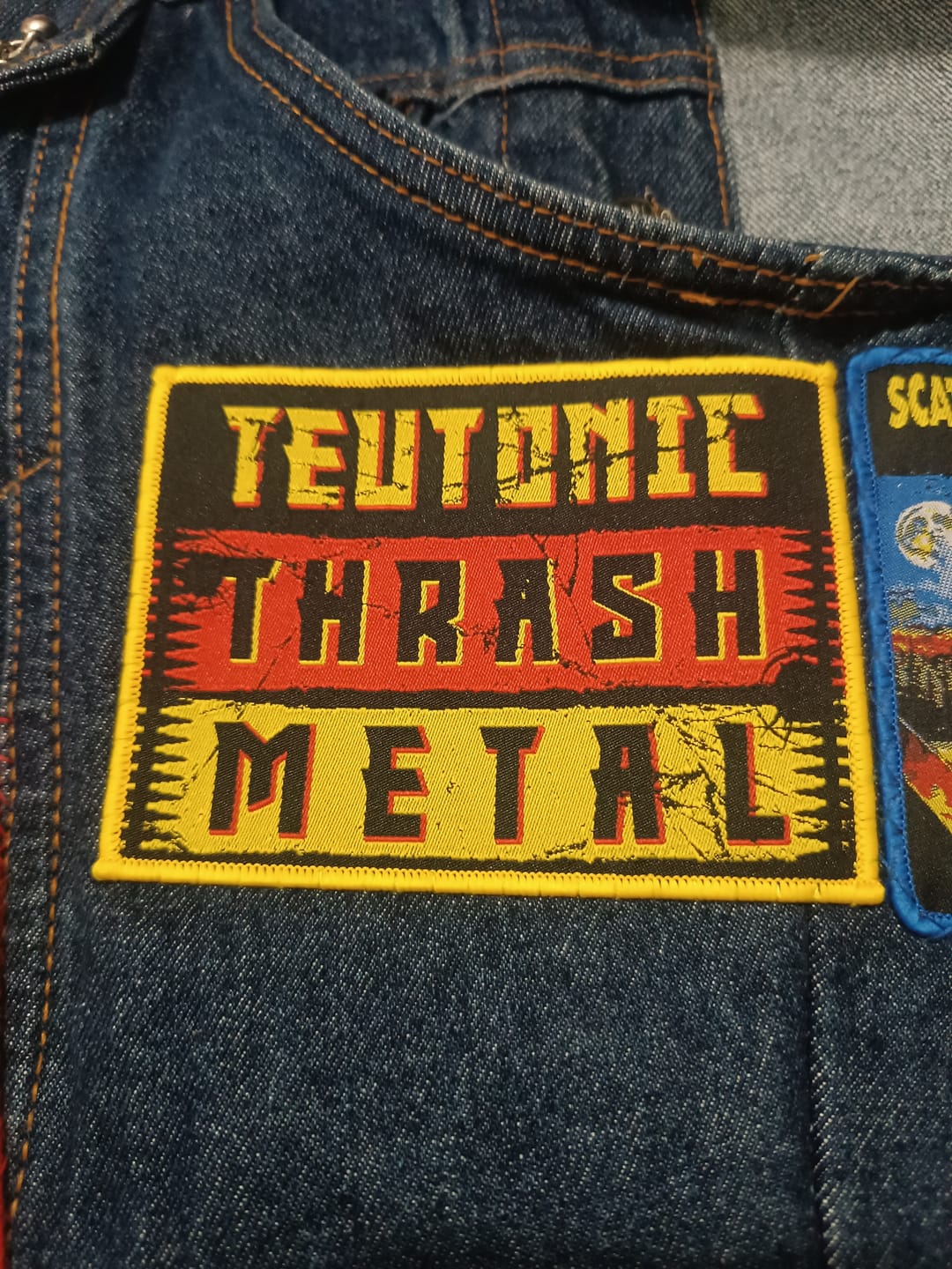 Customer photo review of Teutonic Thrash Metal - Patch