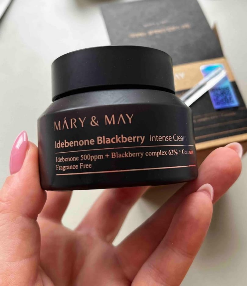 Customer photo review of Mary & May Idebenone Blackberry Intense Cream