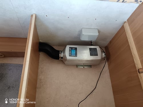 Customer photo review of Air Wi-Fi & Bluetooth Diesel Air Heater 2kW / 5kW / 8kW - 12V/24V
