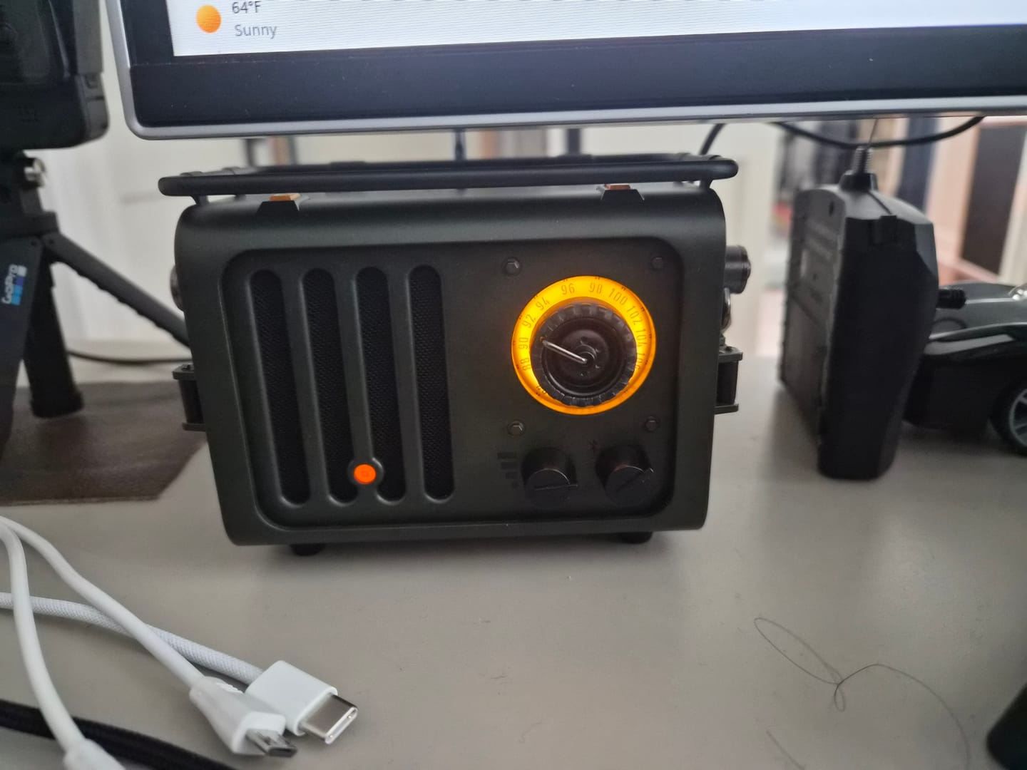 Customer photo review of MUZEN Wild Jeep Portable FM Radio & Bluetooth Speaker