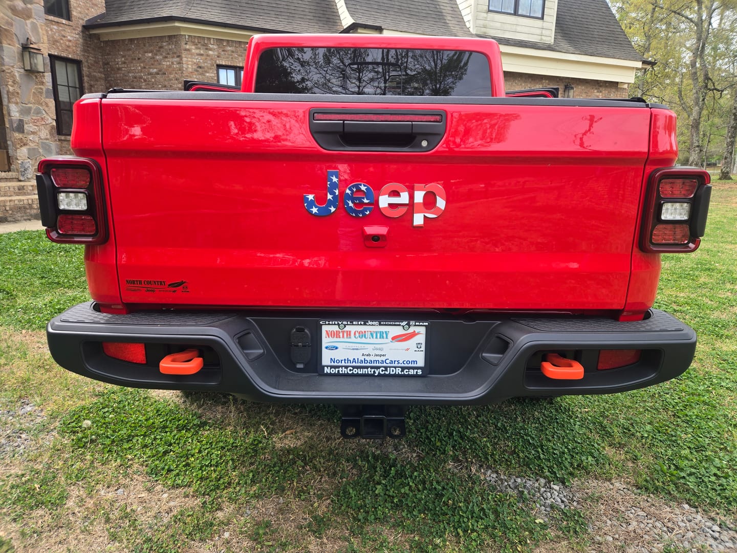 Customer photo review of JEEP Gladiator Emblem Overlay Decal Set | Fits 2020+ Jeep Gladiator