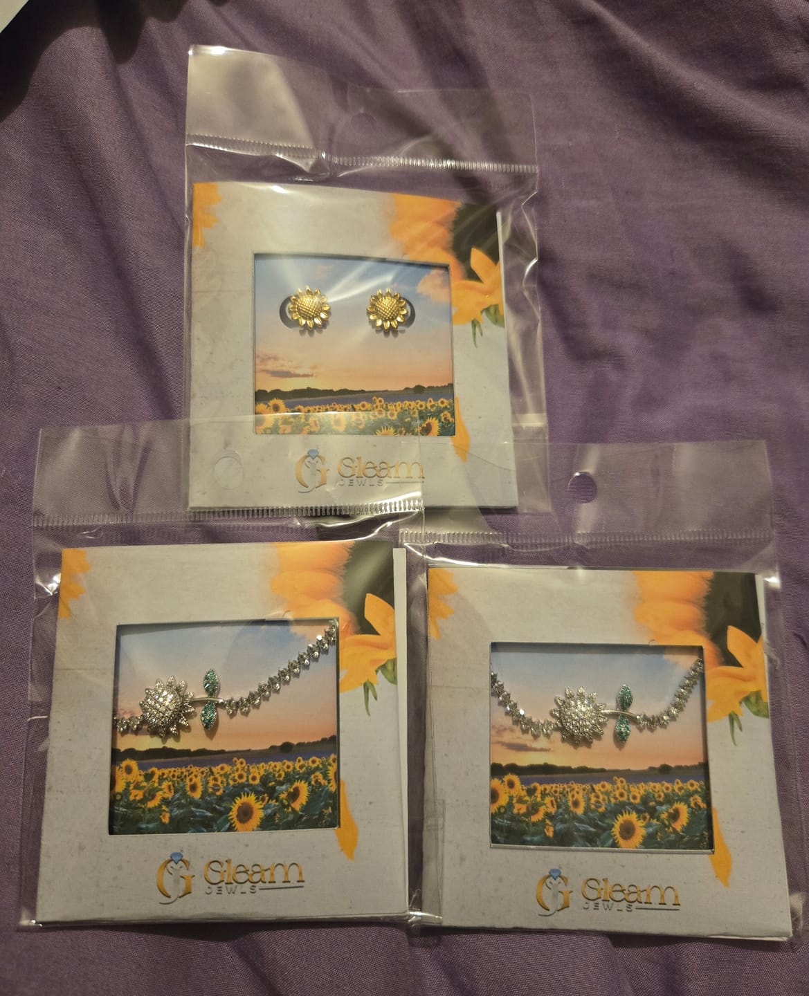 Customer photo review of Pulsera Girasol Giratoria