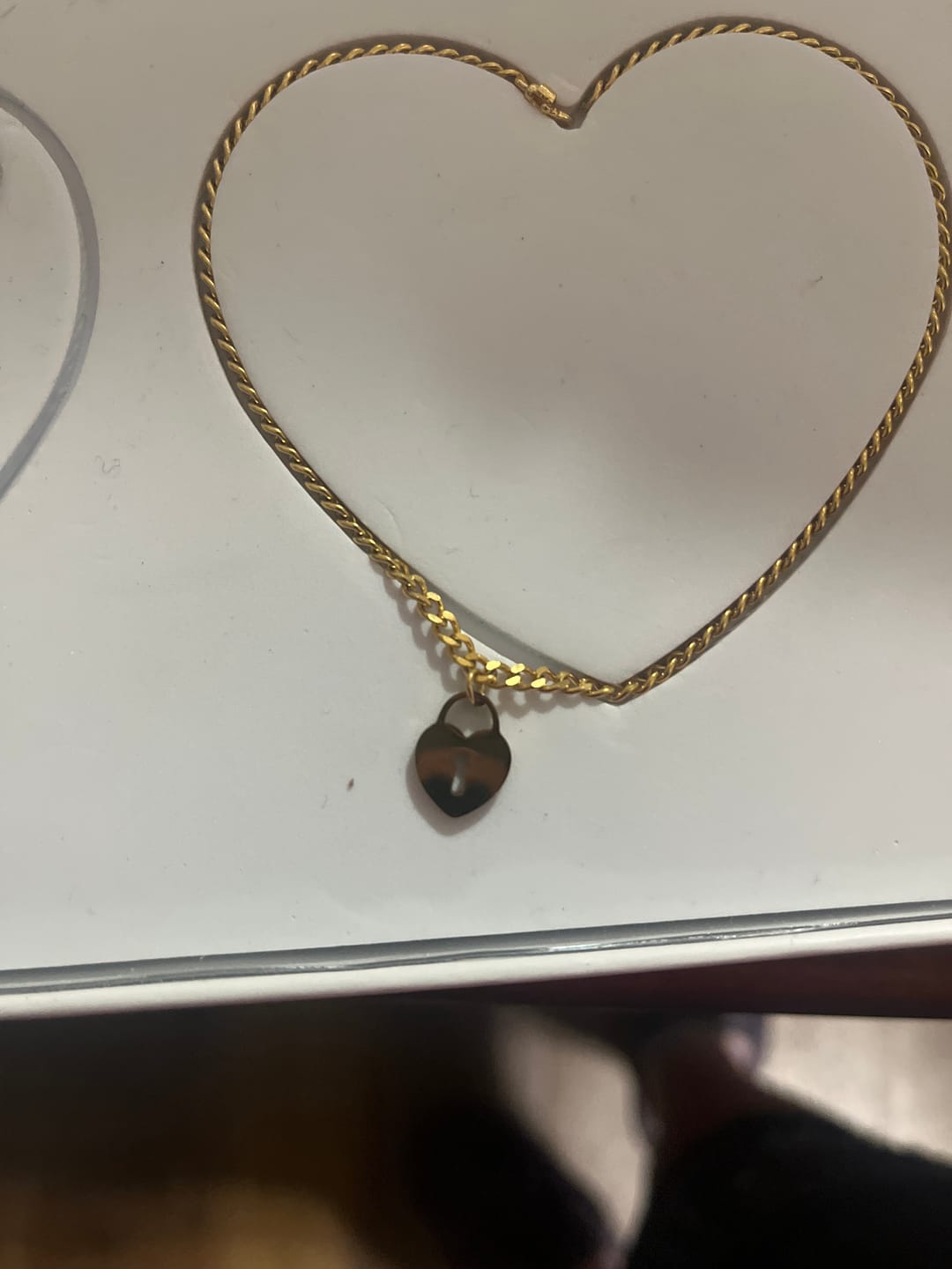 Customer photo review of Permanent Bracelet Lock Charm