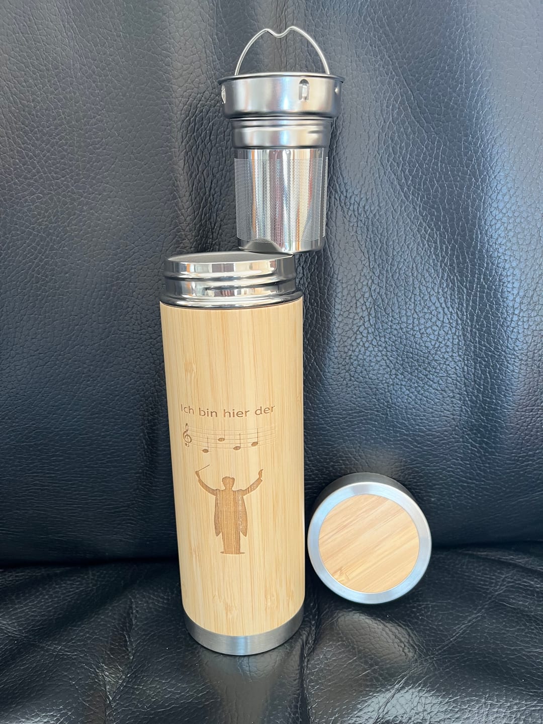 Customer photo review of Musiker Bio-Bambus-Thermoskanne "Chef"