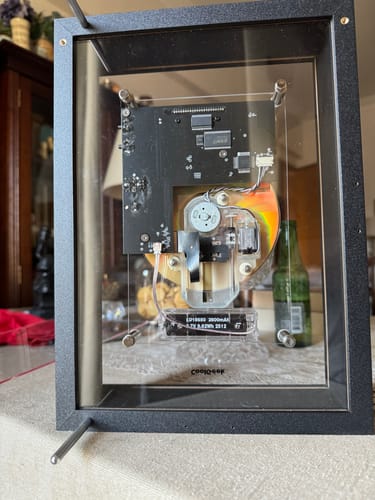 Customer photo review of M1 Music Frame CD Player