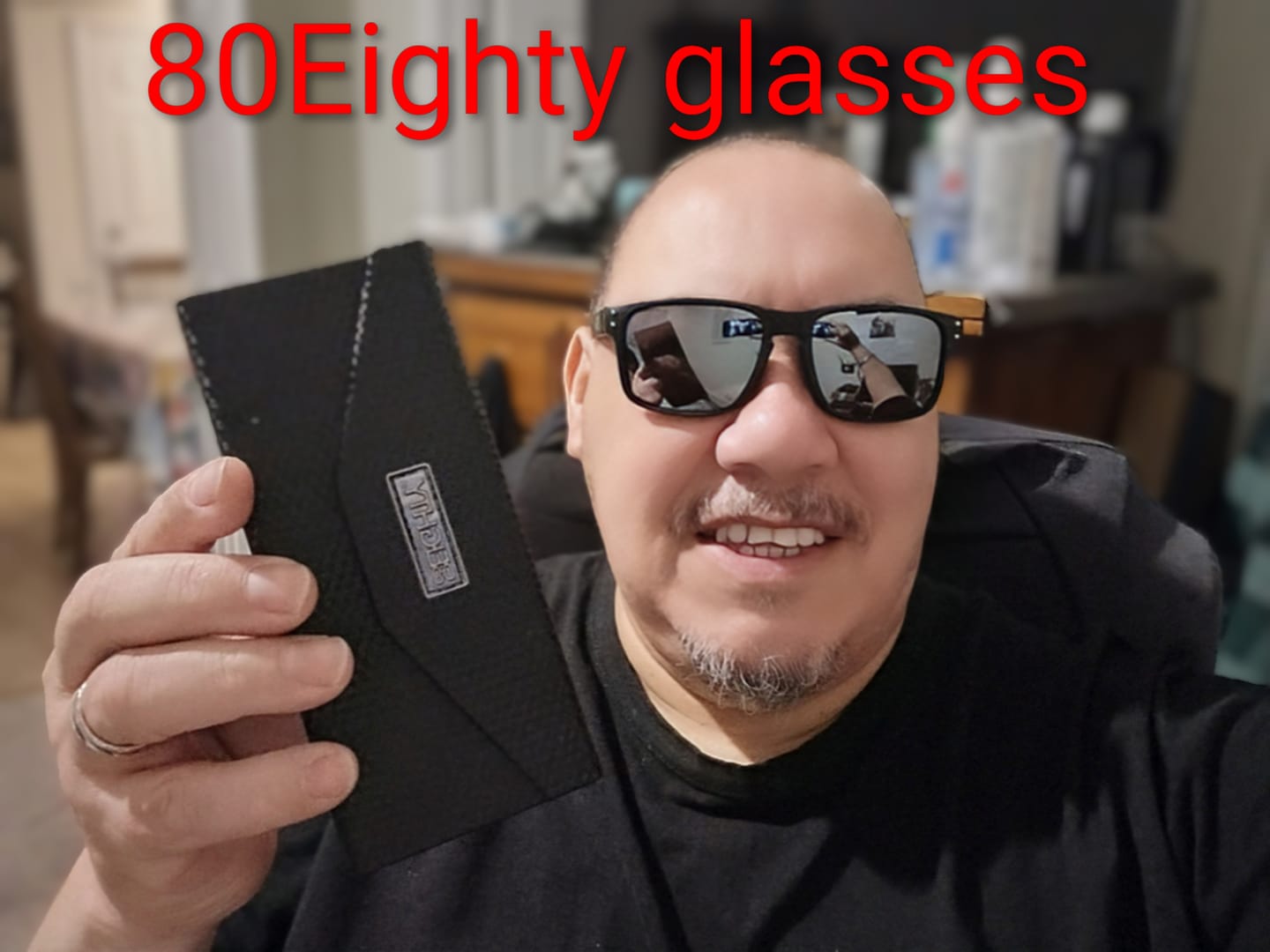 Customer photo review of 80Eighty® Polarized Sunglasses - Black Chrome