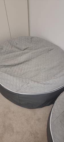 Customer photo review of XXL Rebound Foam Mattress Dog Bed - Interior/Outdoor