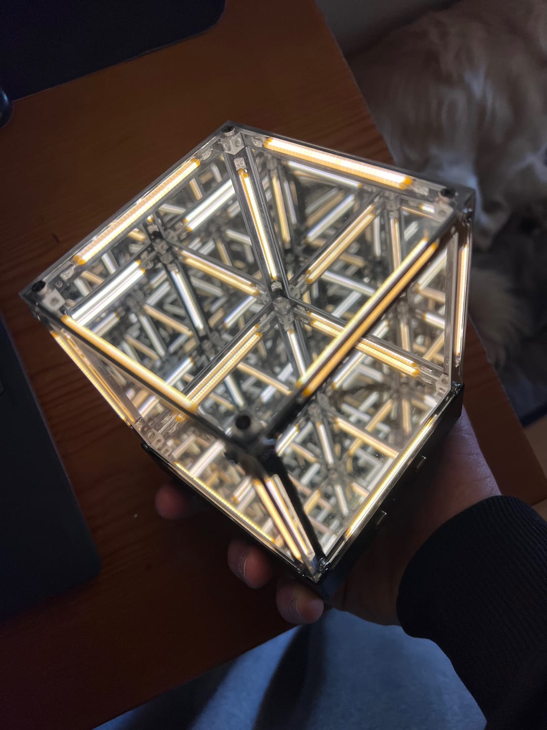 Customer photo review of Infinity LED Cube 5D effect