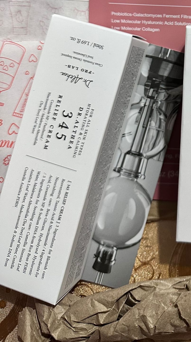 Customer photo review of 345NA Relief Cream