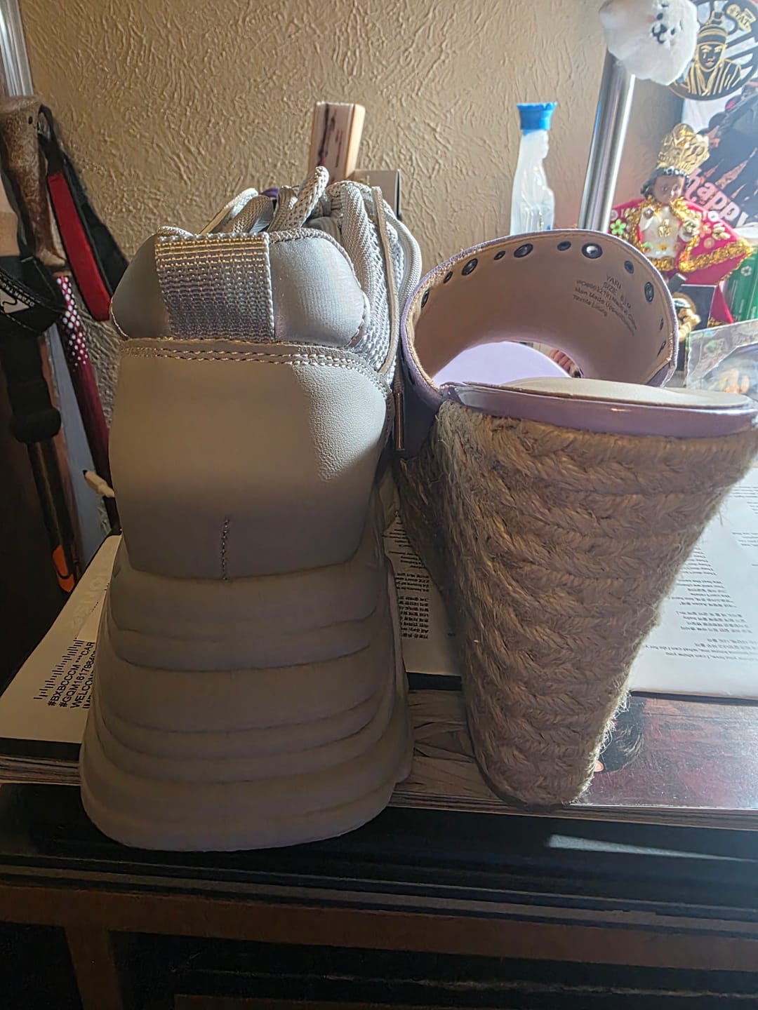 Customer photo review of CONCERT VIEW BOOST SNEAKERS - 3.5" (9CM) HEIGHT INCREASING PLATFORM SHOES